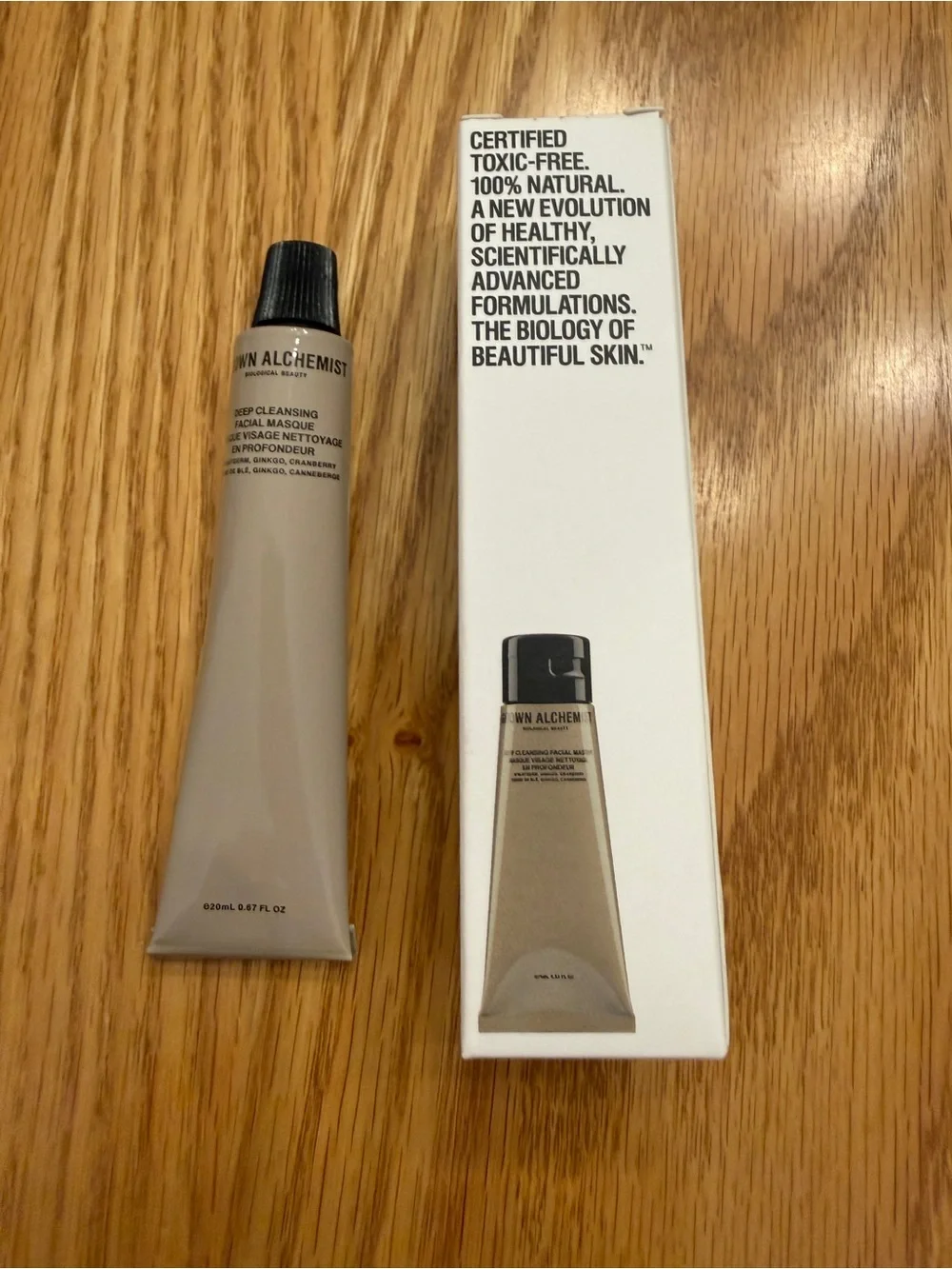 New Grown Alchemist Deep Cleansing Facial Masque Wheatgerm 75ml *Sealed*